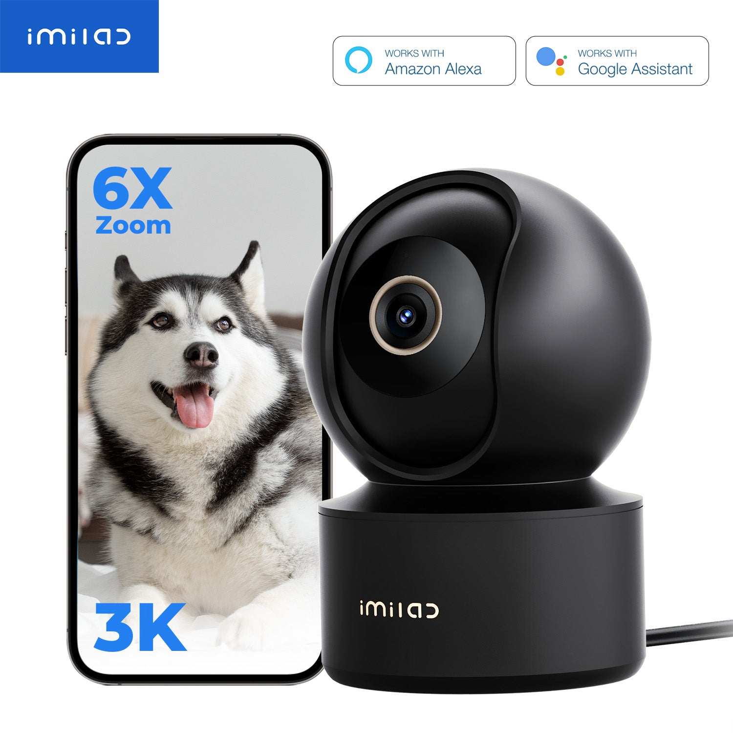 IMILAB C22 3K WiFi Plug-in Indoor Camera