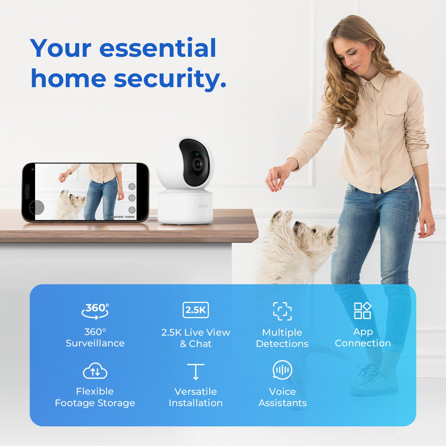 IMILAB C21 2.5K WiFi Plug-in Indoor Camera