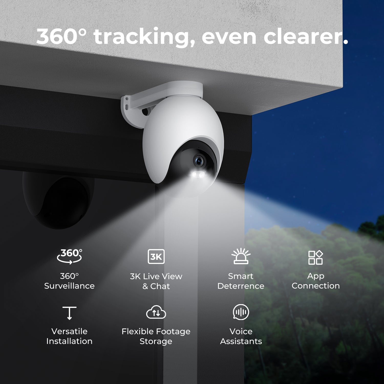 IMILAB EC6 3K WiFi Plug-in Spotlight Camera