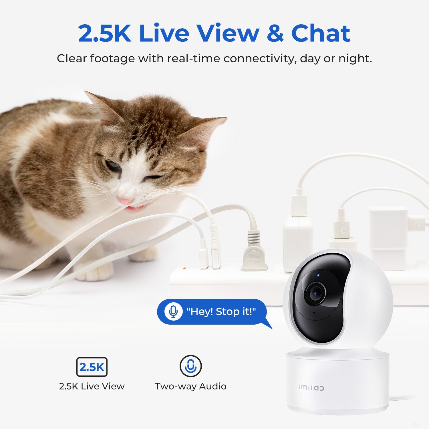 IMILAB C21 2.5K WiFi Plug-in Indoor Camera