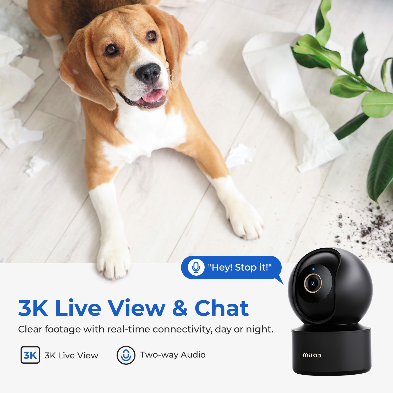 IMILAB C22 3K WiFi Plug-in Indoor Camera