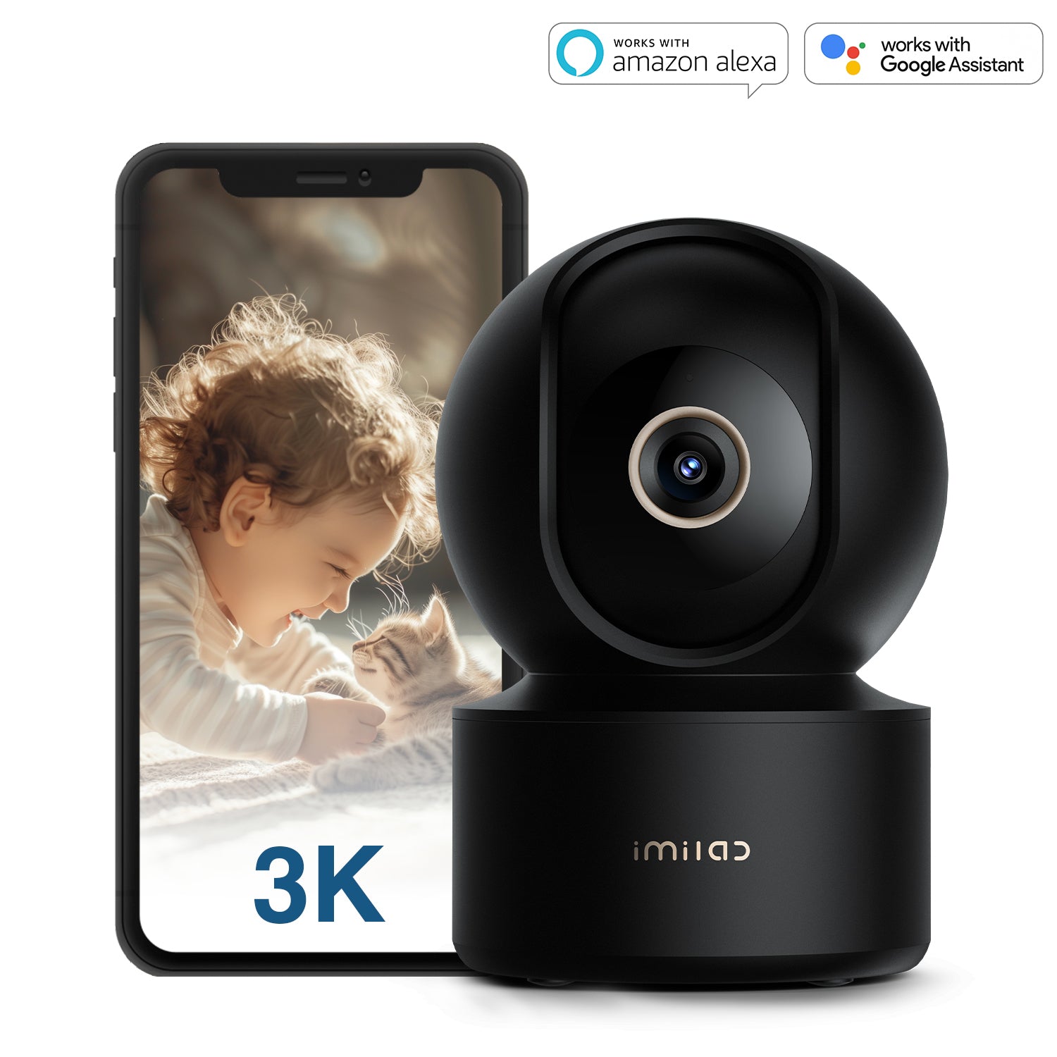 IMILAB C22 3K WiFi Plug-in Indoor Camera