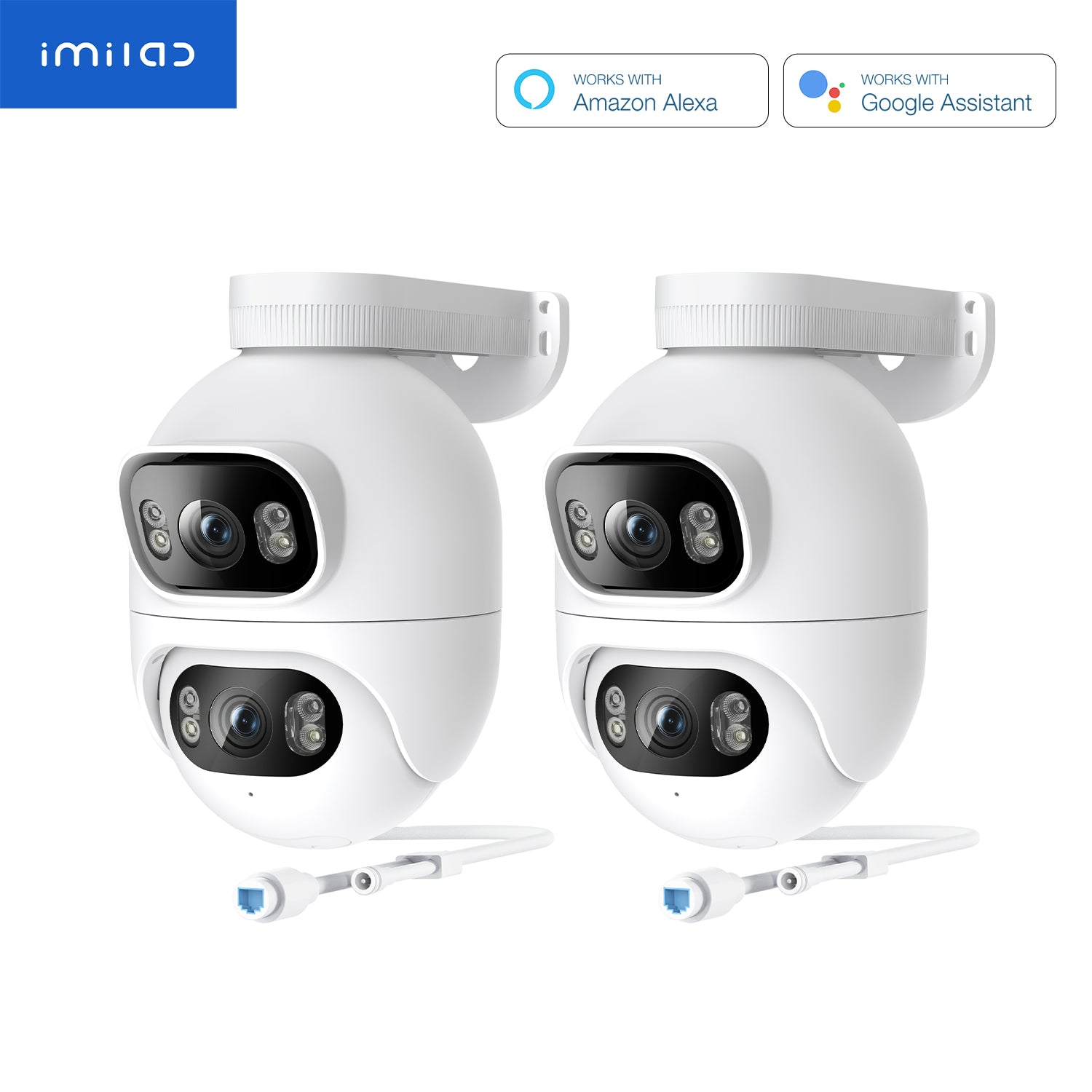 IMILAB EC6 Dual 2K+2K WiFi Plug-in Spotlight Camera